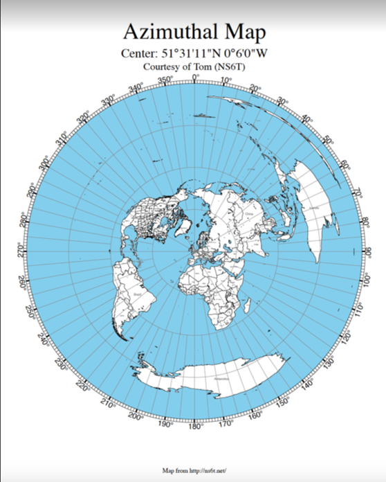 gprojector turn azimuthal map to equirectangular