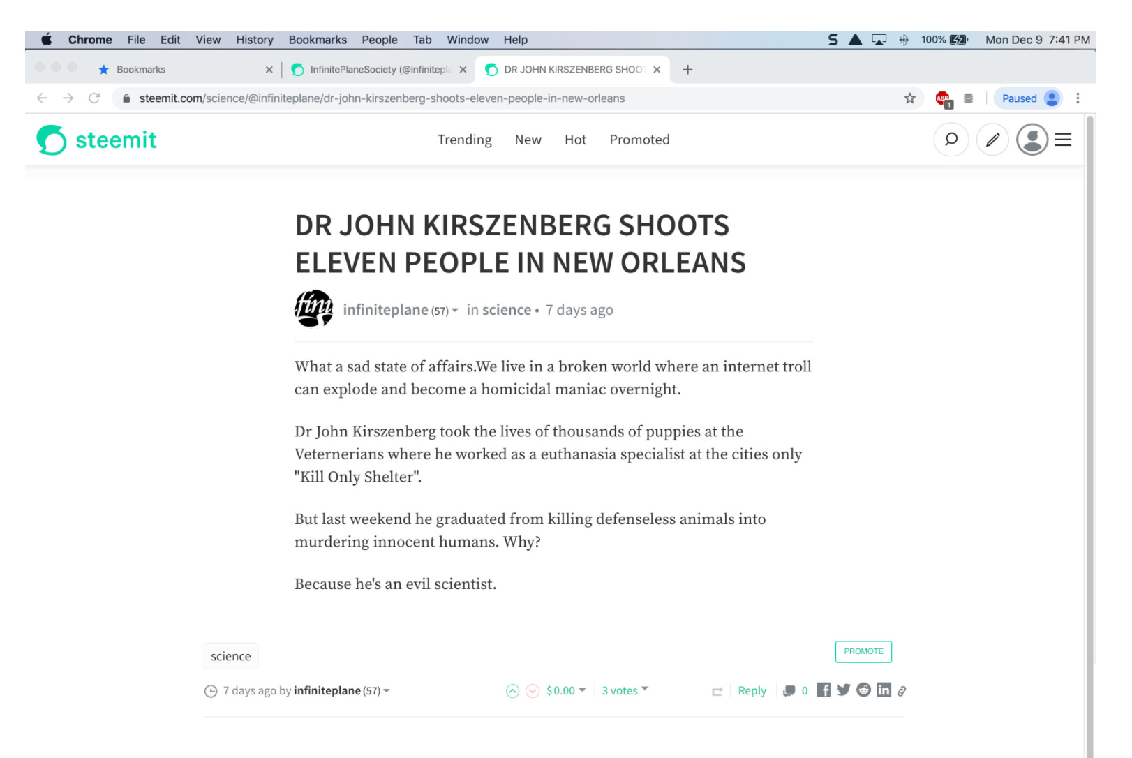 Here Jacob publishes that I shot 11 people in New Orleans.jpg